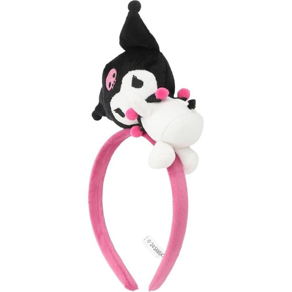 Kuromi Pink Headband Plush Charm Character Unisex Accessory